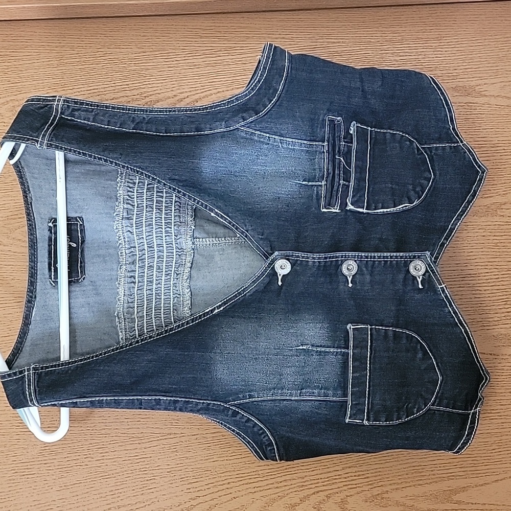 Amethyst jean vest 2x